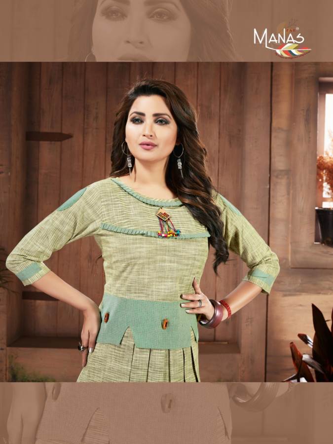 Manas Shanvi Premium Cotton Stylish Kurti Collection
